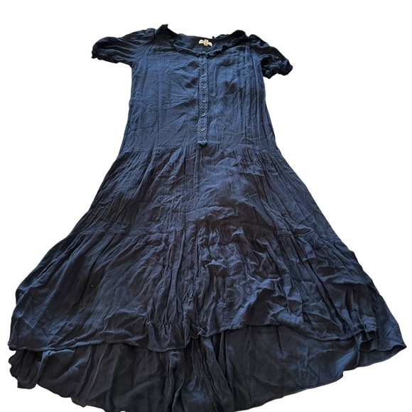 Max Studio Blue Casual Maxi Sundress - Picture 1 of 5